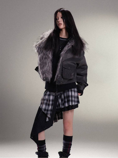 따뜻한 PU 가죽 자켓 [S0000011454]