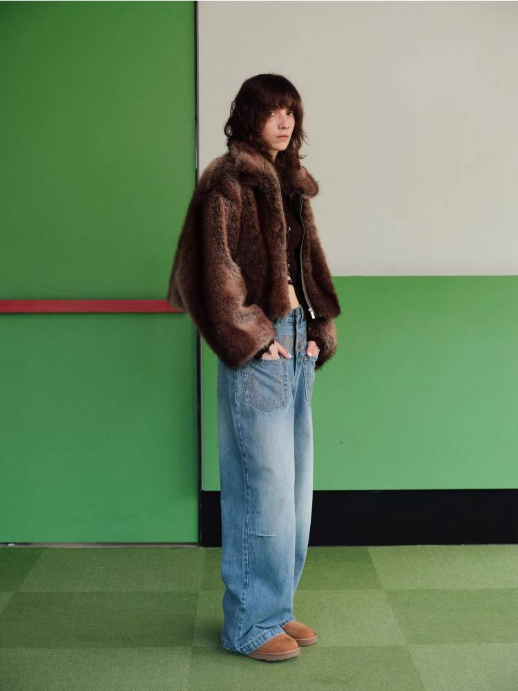 넓은 다리 바지를 씻고 [S0000011371]