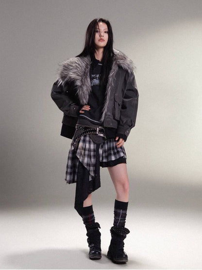 따뜻한 PU 가죽 자켓 [S0000011454]