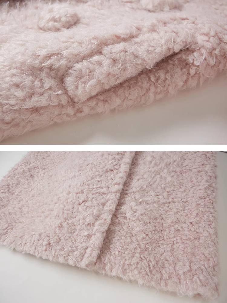 SAKURA PINK WOOL COAT [S0000010836]