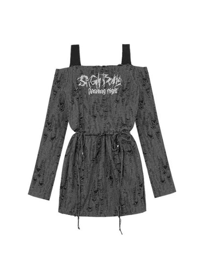 Punk style cool dress【s0000009660】