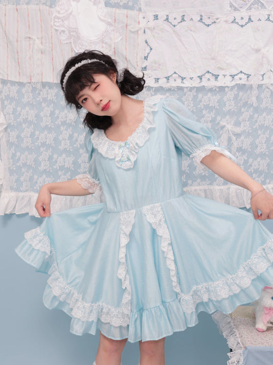 Vintage lace dress【s0000007745】