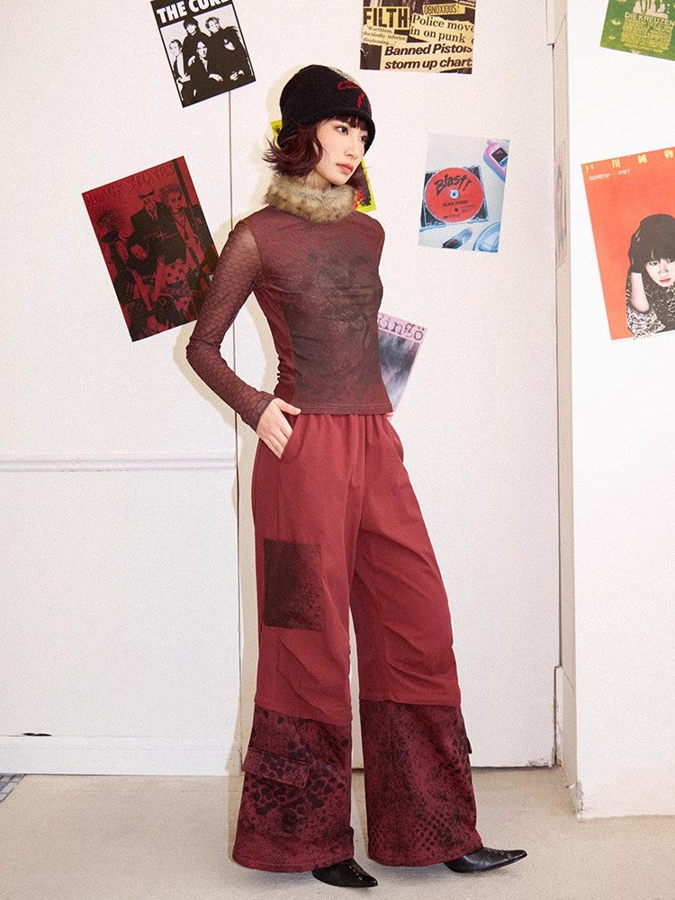 Chemical Girl printed long sleeve T-shirt【s0000011551】