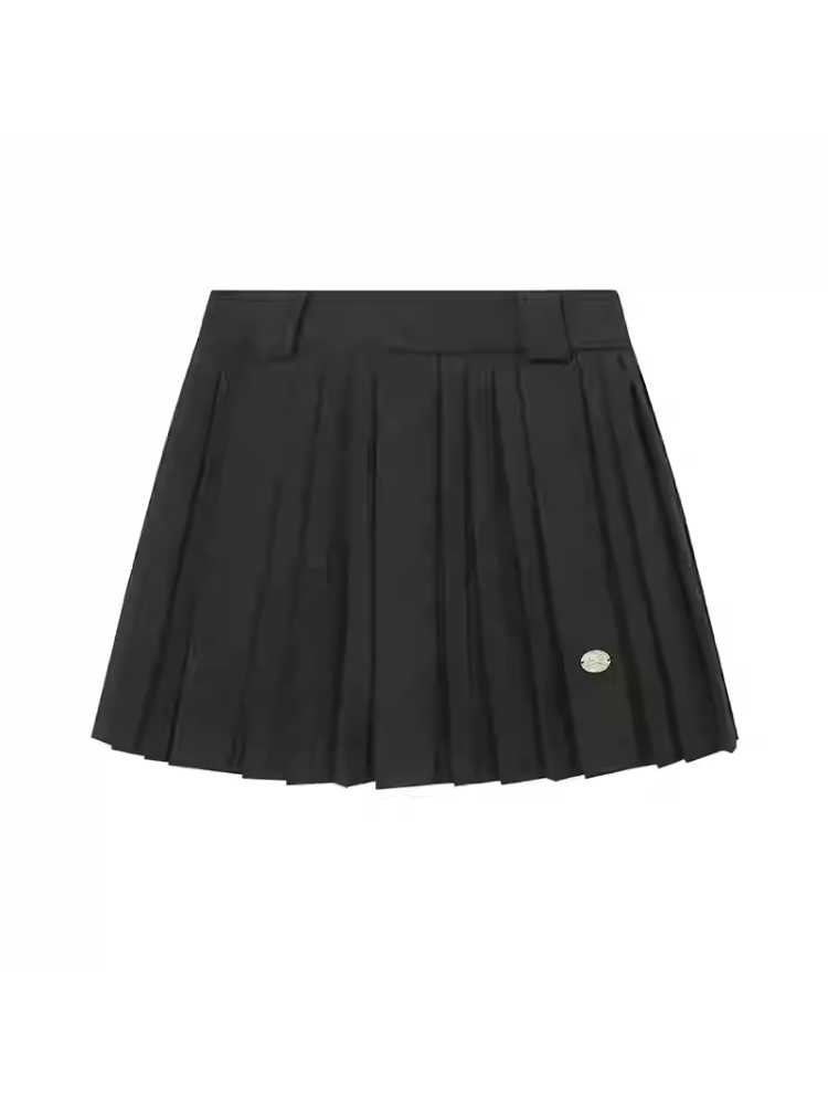 Metallic Logo PLEATED SKIRT [S0000010825]