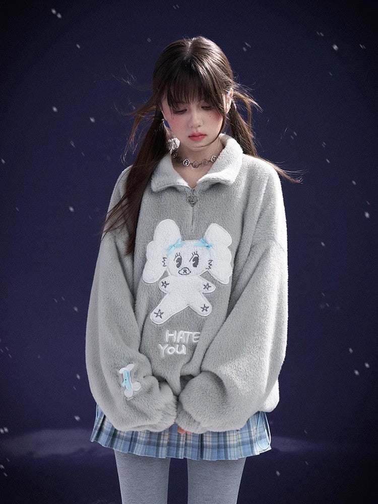 Puppy loose sweater【s0000011093】