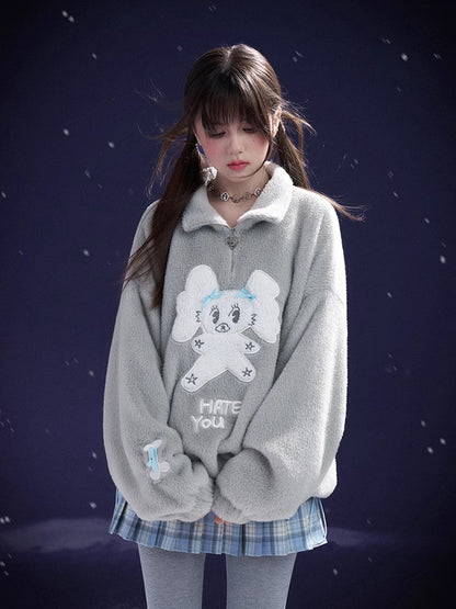 Puppy loose sweater【s0000011093】