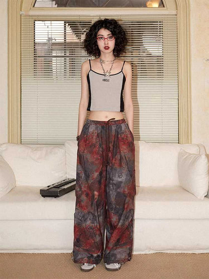 Casual loose printed pants【s0000009627】