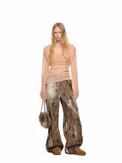 Halter neck vest and loose short cardigan【s0000011398】