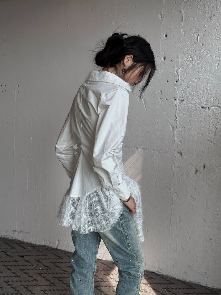 Original Lace White Shirt [S0000010238]