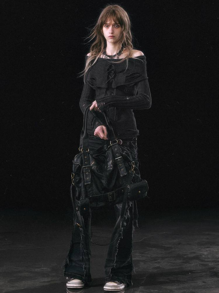 Retro textured leather bag【s0000011450】