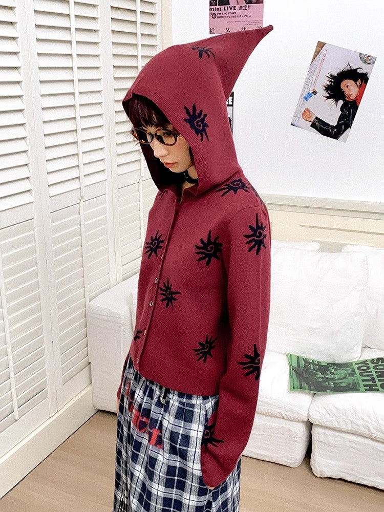 후드 니트 가디건 [S0000011305]