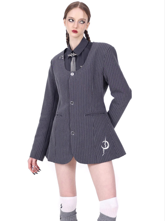 Metal necktie【s0000007685】