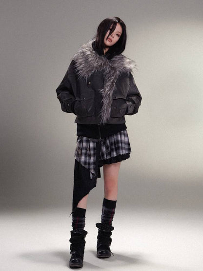 펑크 록 주름 스커트 [S0000011455]