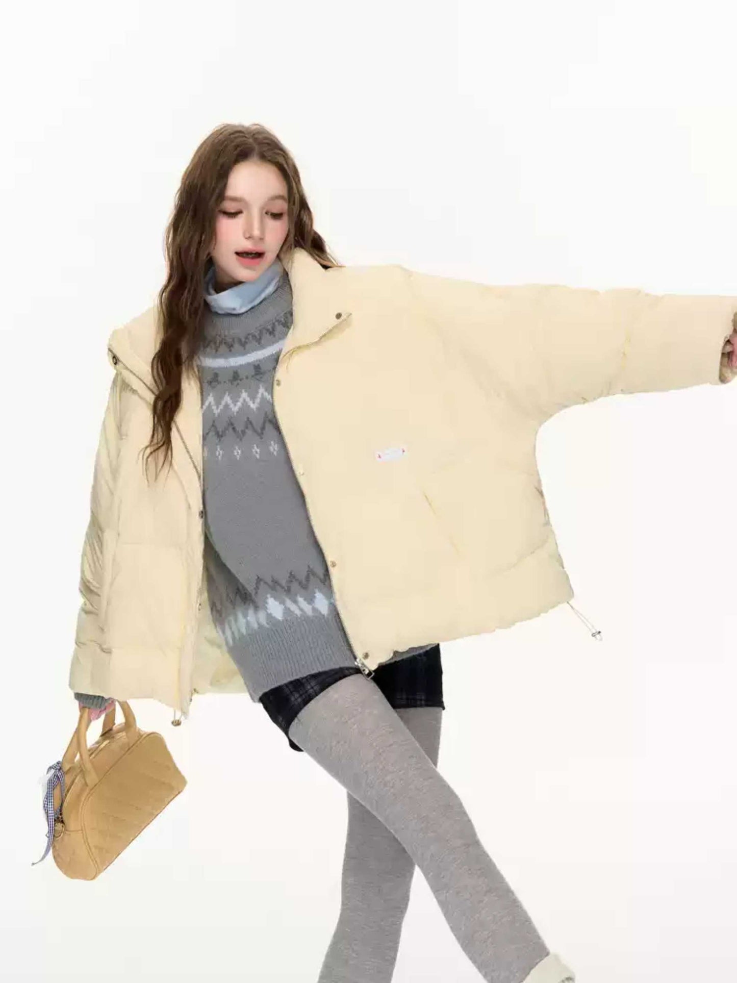 APRICOT LOOSE COAT [S0000010609]