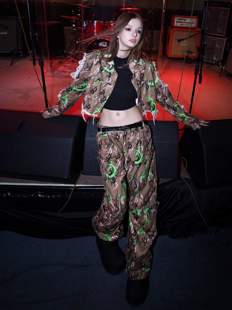 Moon camouflage pants【s0000008704】