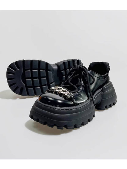 Chain platform shoes【s0000009505】