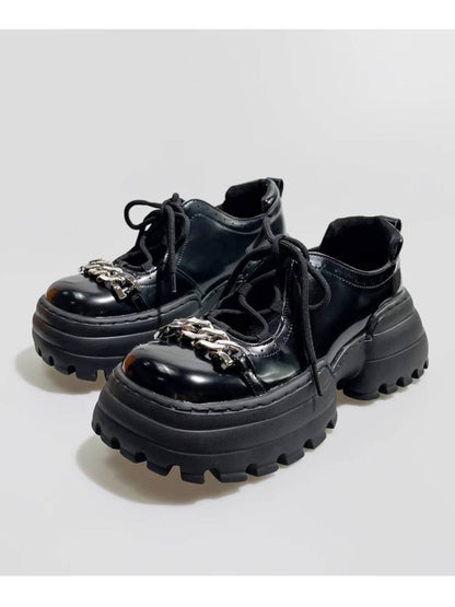 Chain platform shoes【s0000009505】