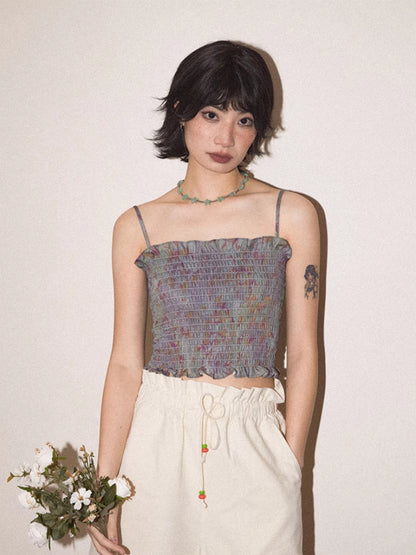 Summer 4-color short camisole【s0000007806】