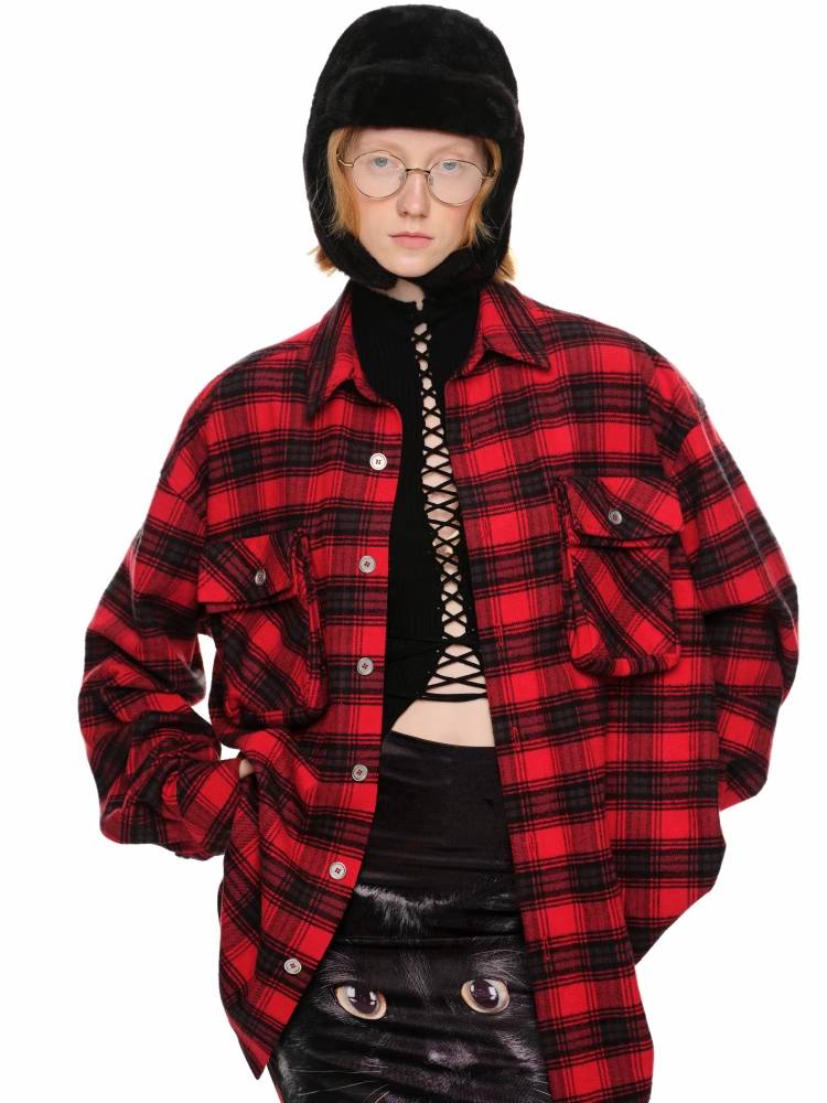 토끼 모피 비행 모자 [S0000011387]