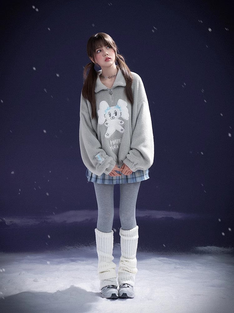 Puppy loose sweater【s0000011093】