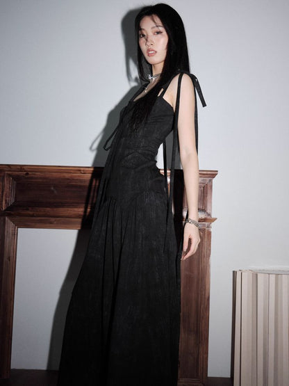 Elegant black dress【s0000009466】