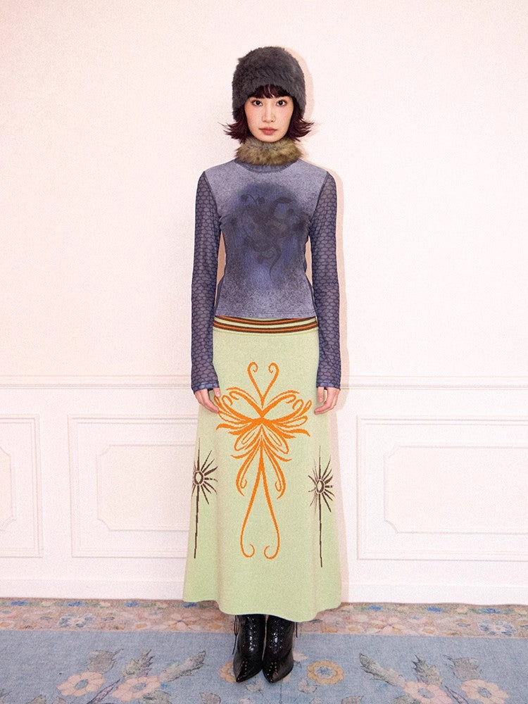 Chemical Girl printed long sleeve T-shirt【s0000011551】