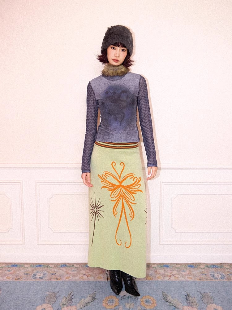 Chemical Girl printed long sleeve T-shirt【s0000011551】