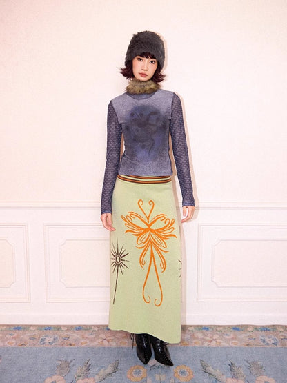 Chemical Girl printed long sleeve T-shirt【s0000011551】