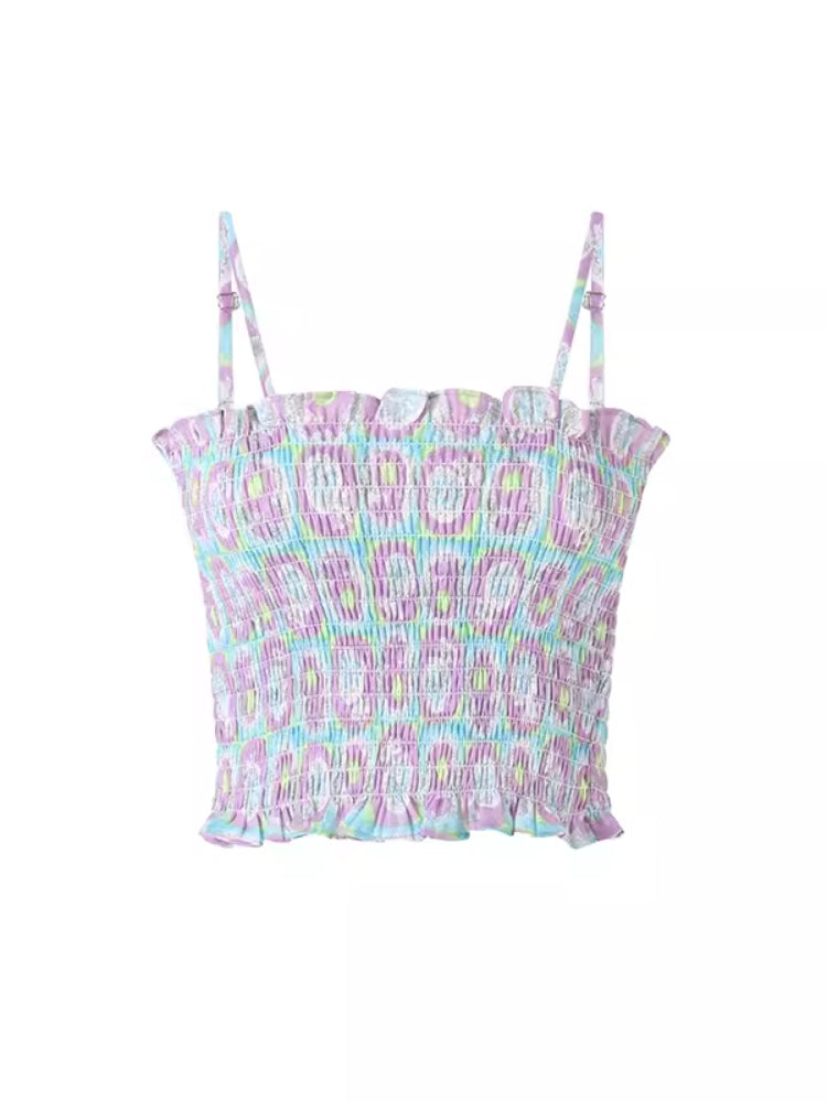 Summer 4-color short camisole【s0000007806】