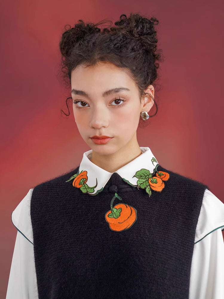 Chinese embroidery retro shirt【s0000006532】