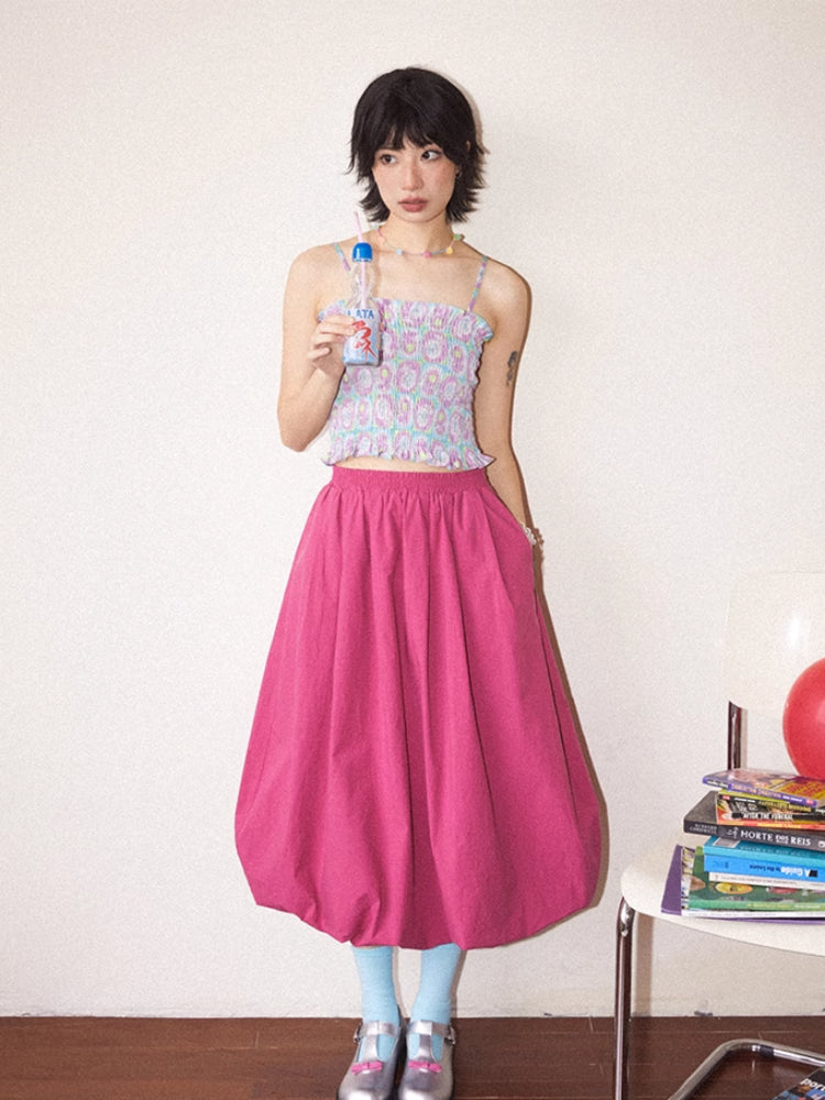 Summer 4-color short camisole【s0000007806】