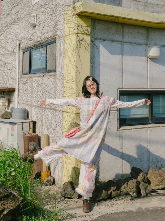 Plaid loose dress【s0000008733】