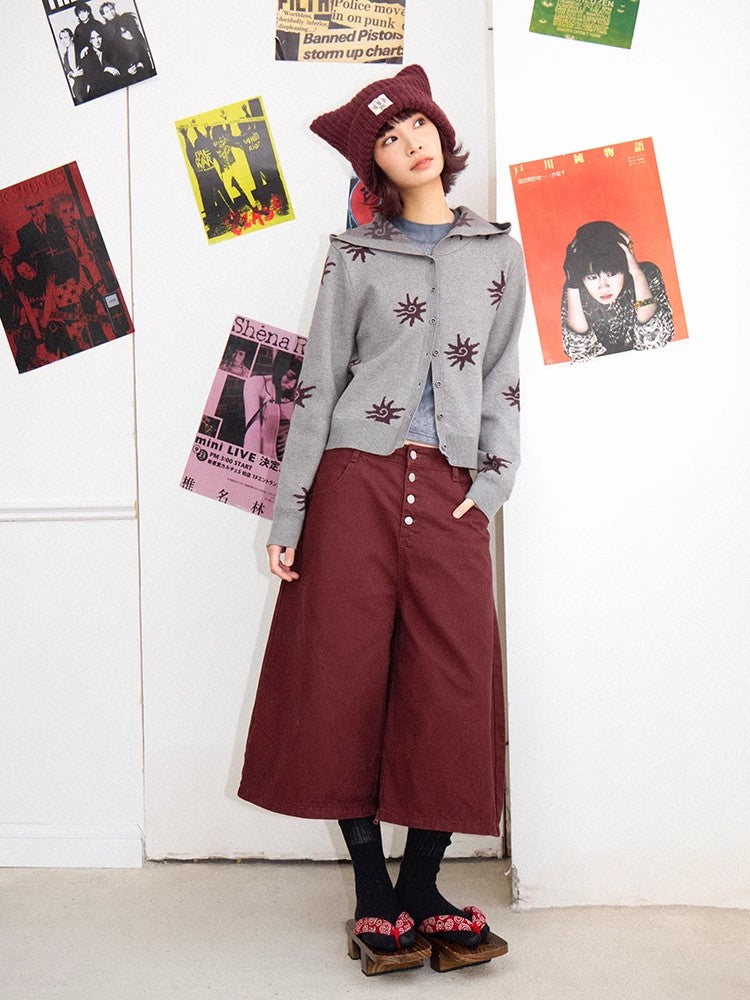 Chemical girl low rise wide leg pants【s0000011549】