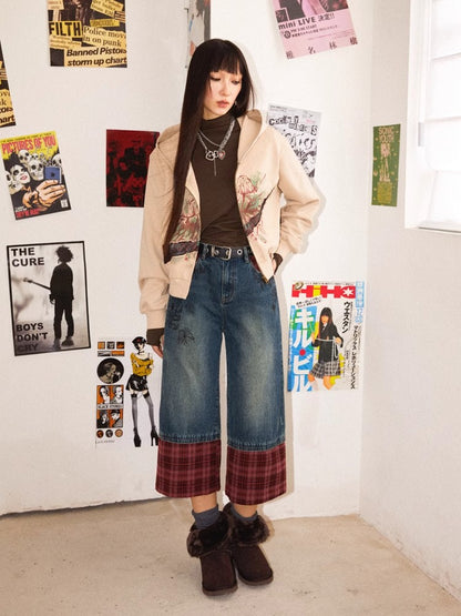 Plaid cropped pants【s0000010364】