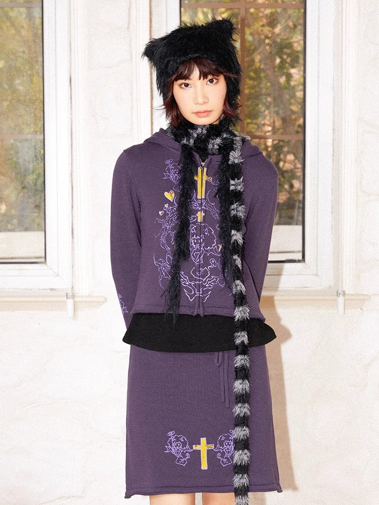 A-line knit skirt【s0000011121】