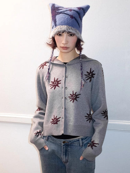 후드 니트 가디건 [S0000011305]