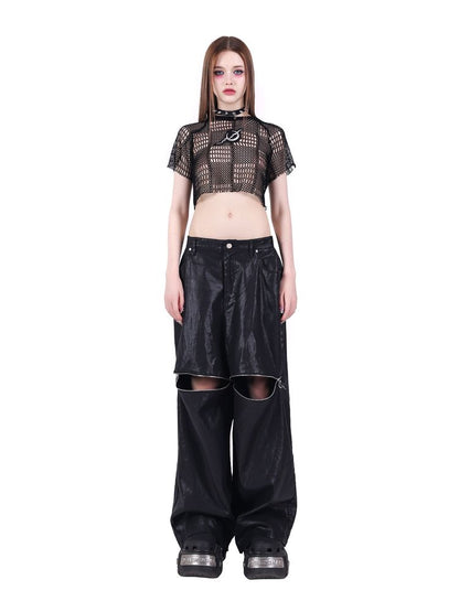 Low waist straight pants【s0000002535】