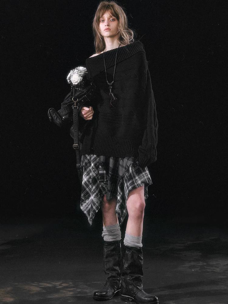 Loose printed sweater【s0000011453】