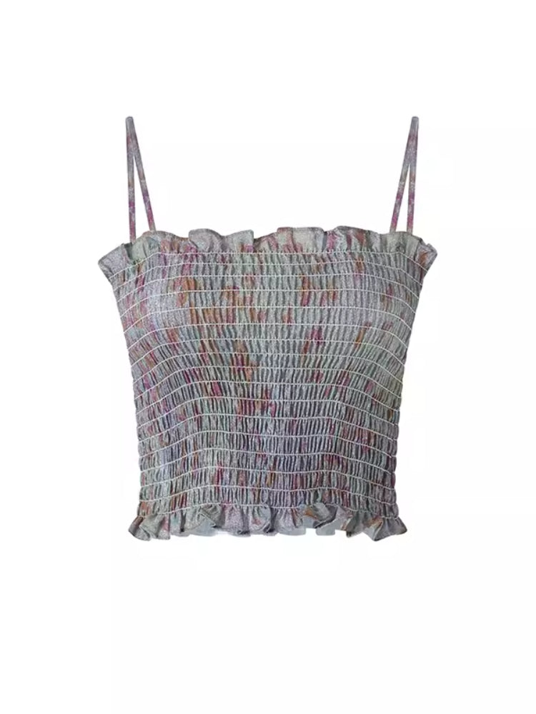 Summer 4-color short camisole【s0000007806】