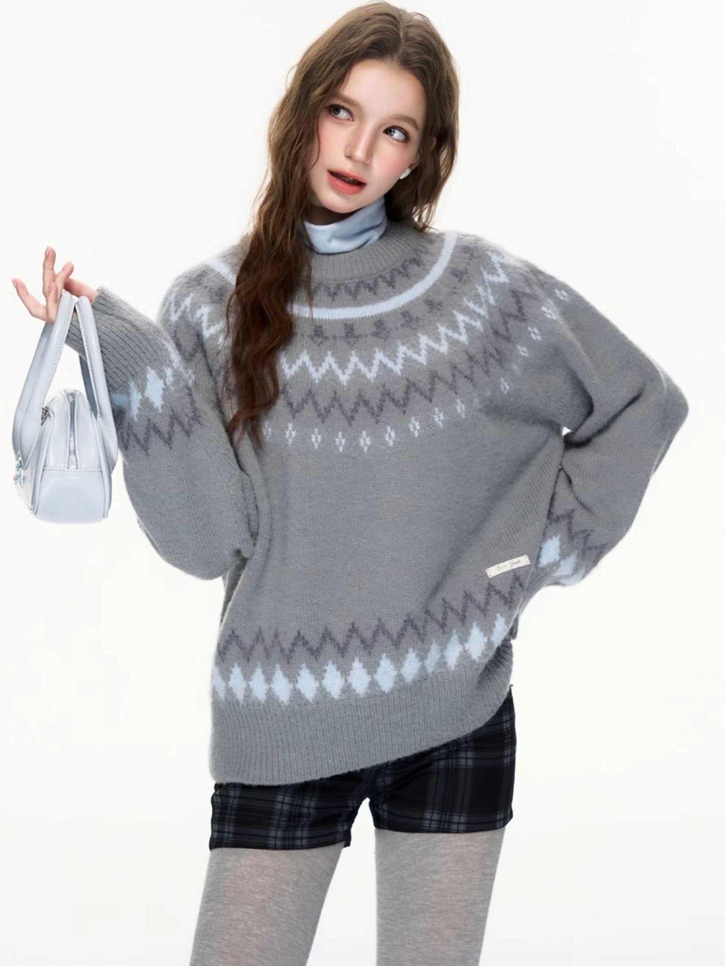 JACQUARD PULLOVER SWEATER [S0000010616]