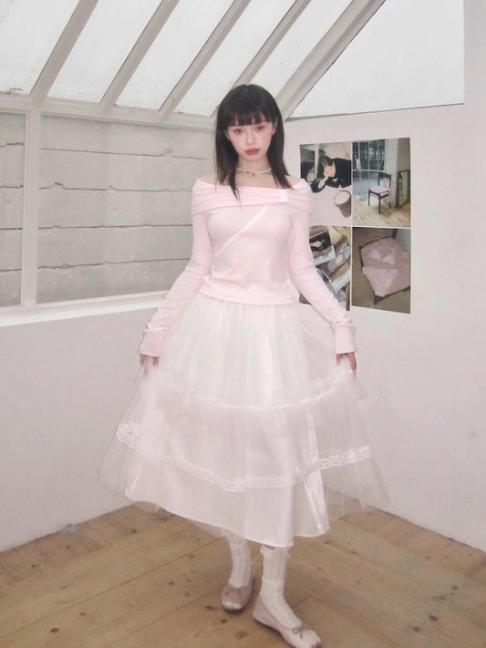 Printed long sleeve slim T-shirt【s0000007612】