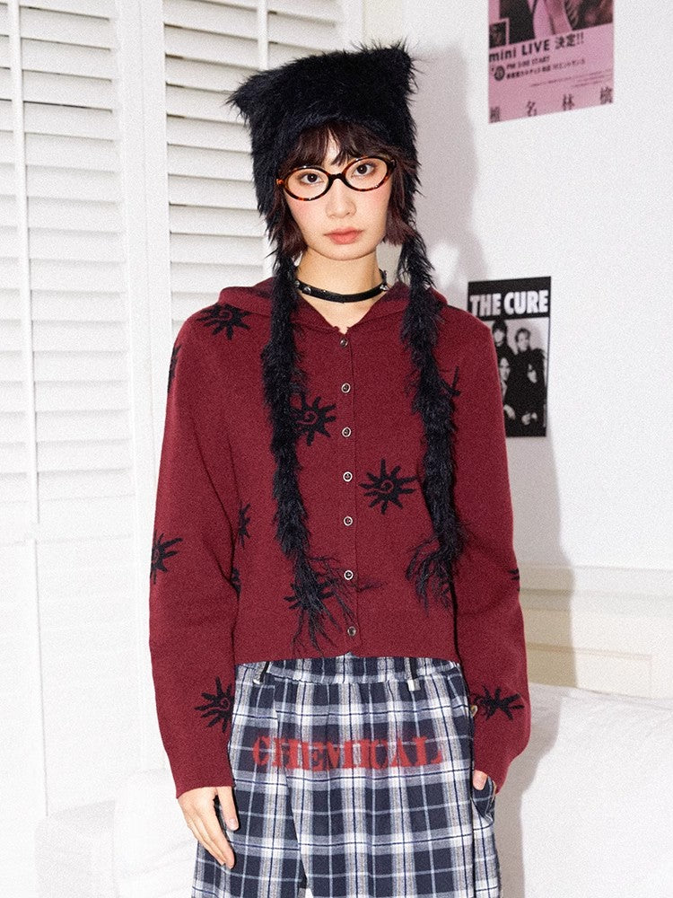 후드 니트 가디건 [S0000011305]