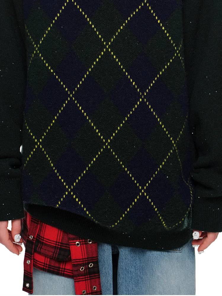 대학 스타일 니트 스웨터 [S0000011376]