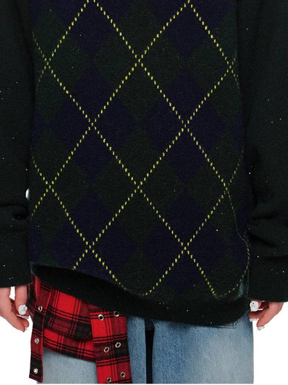 대학 스타일 니트 스웨터 [S0000011376]