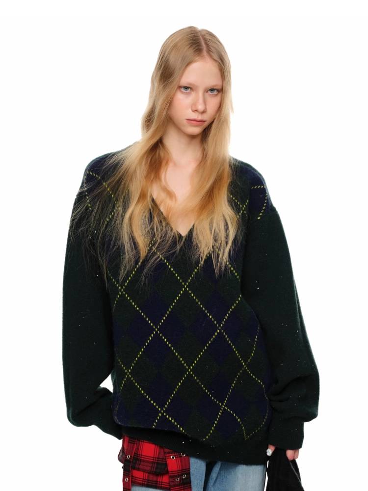 대학 스타일 니트 스웨터 [S0000011376]