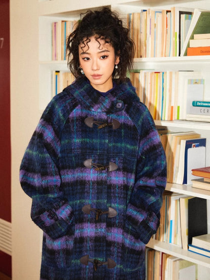 Plaid long coat【s0000010362】