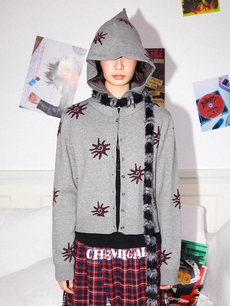 후드 니트 가디건 [S0000011305]