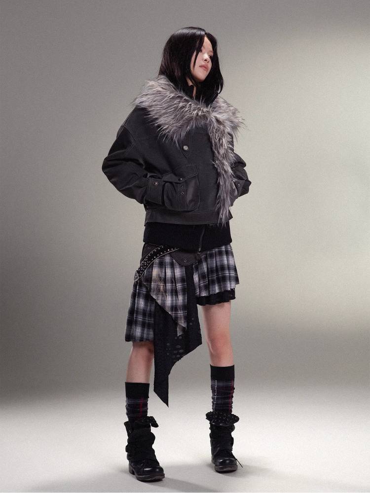 따뜻한 PU 가죽 자켓 [S0000011454]