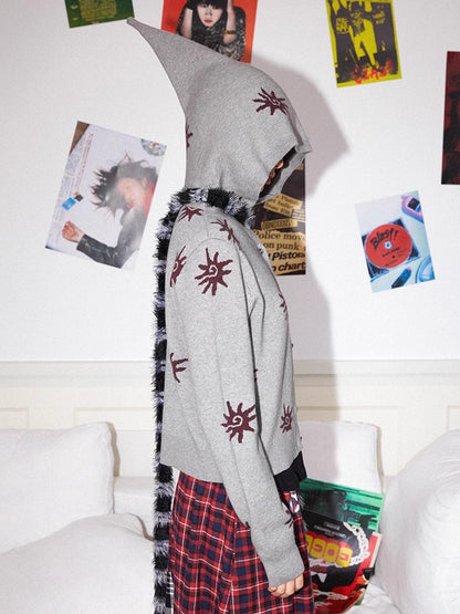 후드 니트 가디건 [S0000011305]