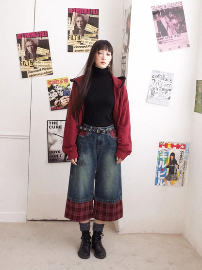 Plaid cropped pants【s0000010364】